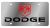 S.S. License Plates-Dodge Logo/word